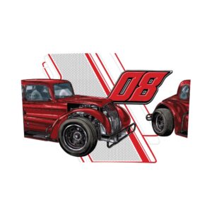 Garrafa Pop – Carro Vermelho
