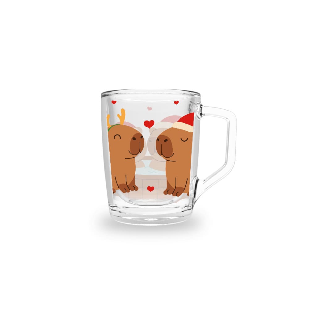 Xícara HX55 - Capivaras Natalinas 01