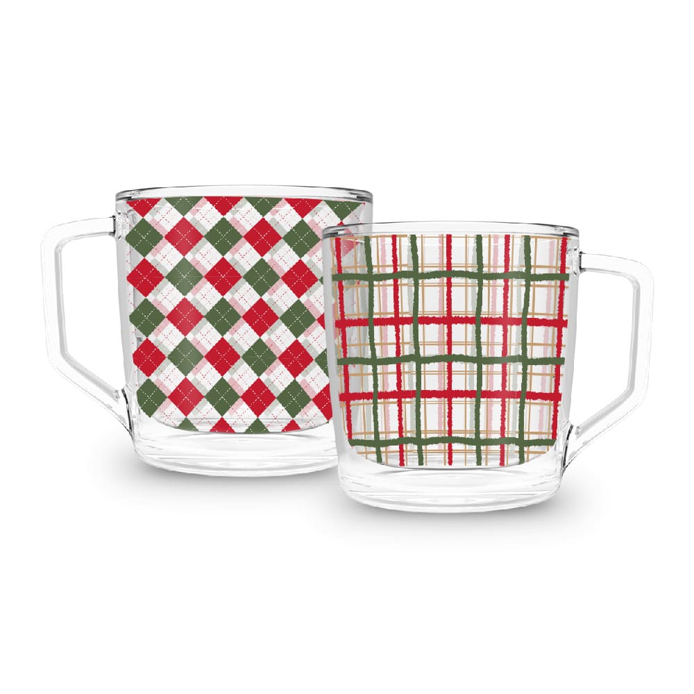 Kit de Xícaras HX86 - Padrão Natalino