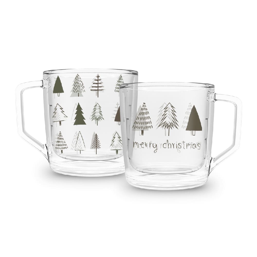 Kit de Xícaras HX86 - Natal Minimalista