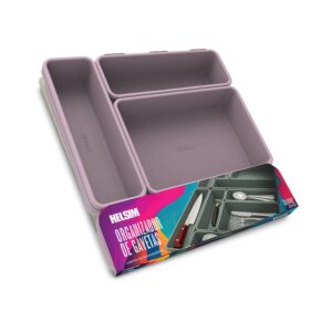 Kit Organizador de Gavetas – Colours | Rosa Chá