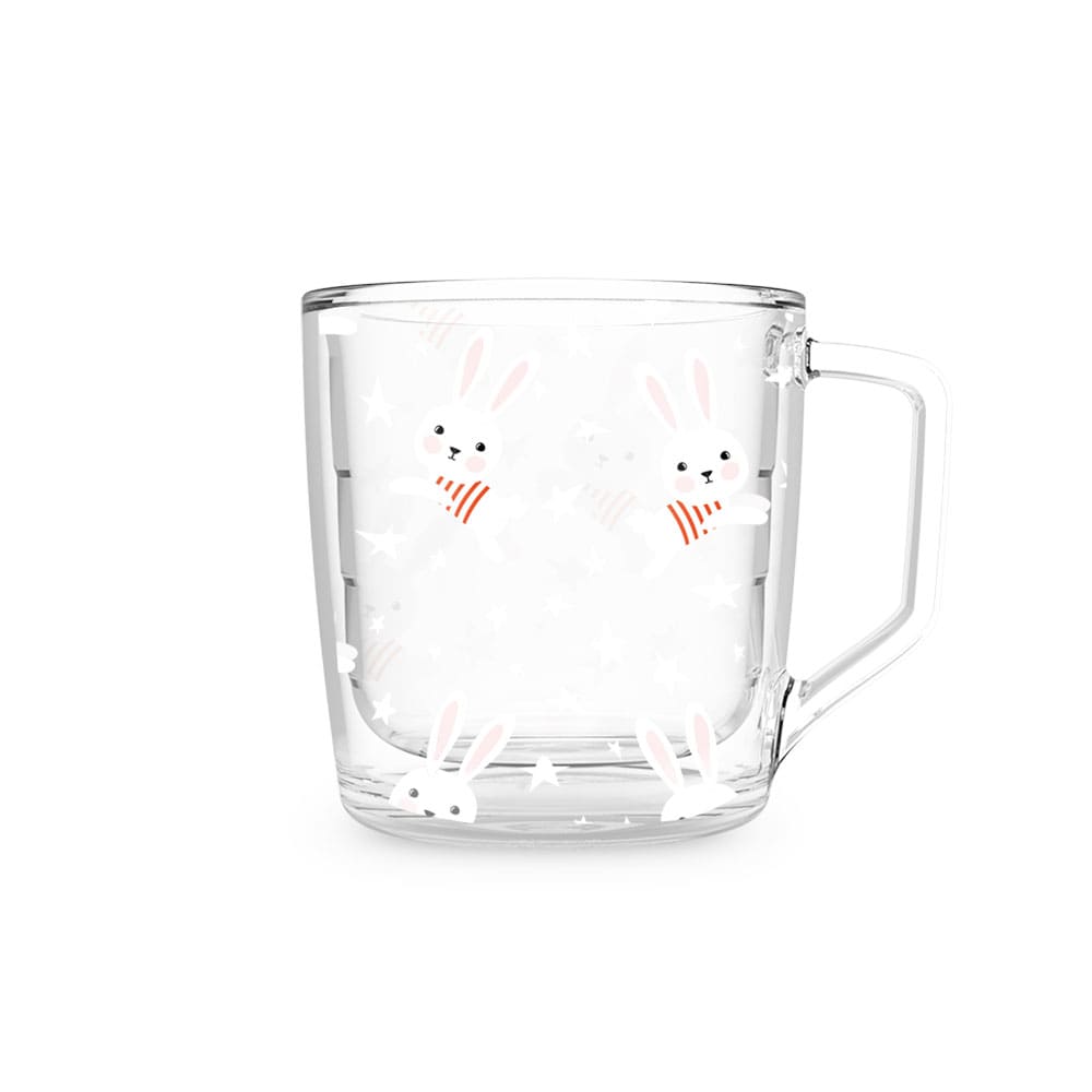 Xícara HX86 - Coelhos e Estrelas