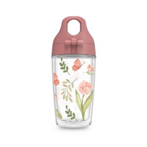 Garrafa Fit HX70 – Tulipas e Borboletas Aquarela