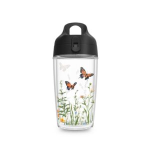 Garrafa Fit HX70 – Jardim e Borboletas Laranjas