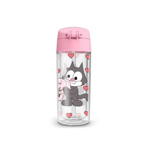 Garrafa Pop – Gato Félix | Elefante e Corações